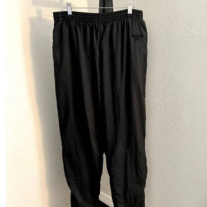 Reebok Mens black lined track pants size‎ L